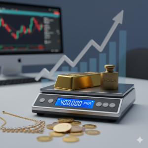 Gold Price in Pakistan Hits Record High of 400,000 PKR per Tola